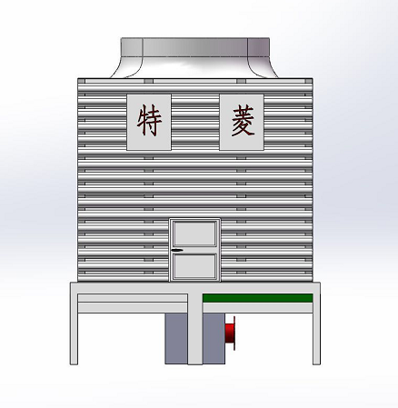 逆流方形冷卻塔效率